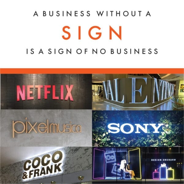 Signboard Maker Singapore, Signage Design Maker