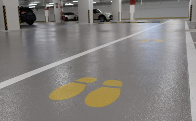 painted floor
