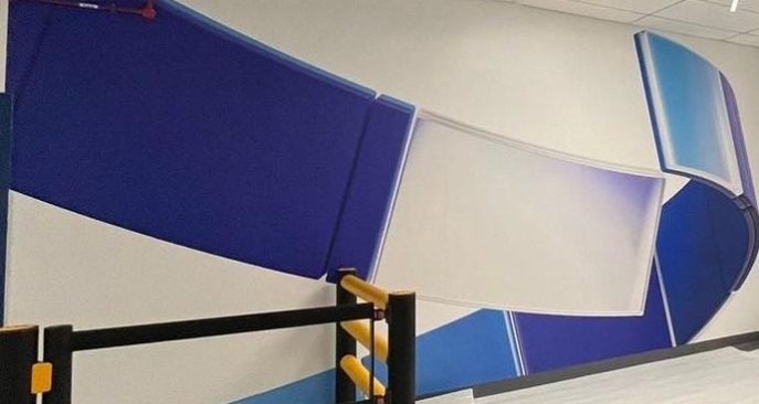 pfizer wall vinyl sticker