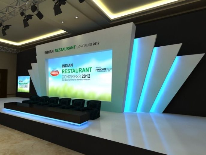 indian restaurant event backdrop