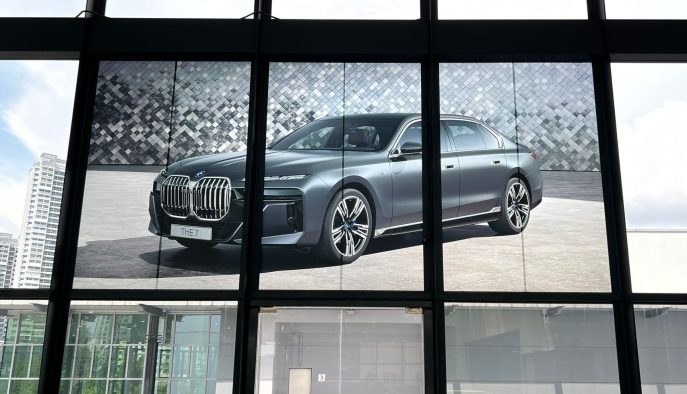 BMW Glass stickers