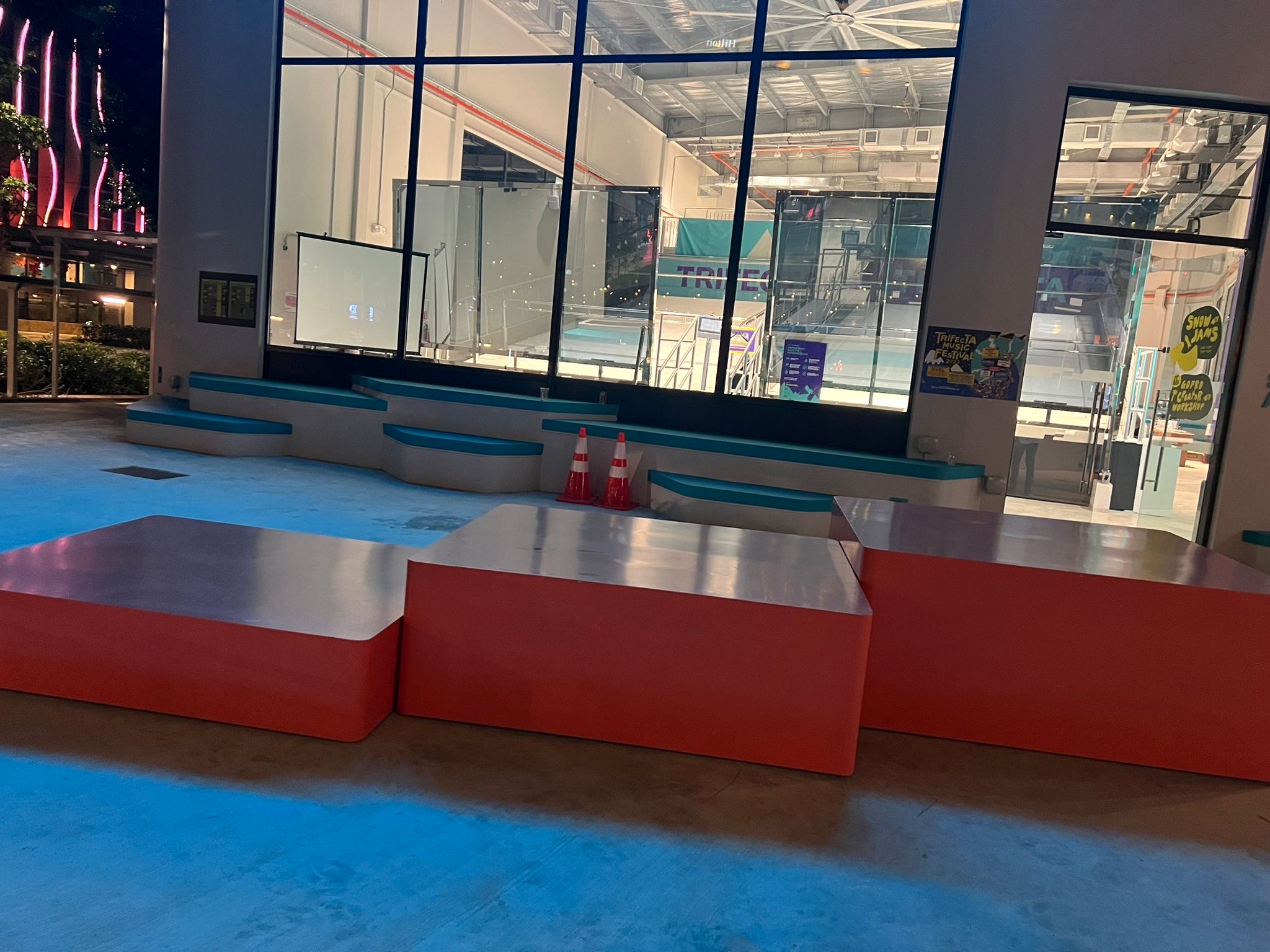 Outdoor customised steel boxes