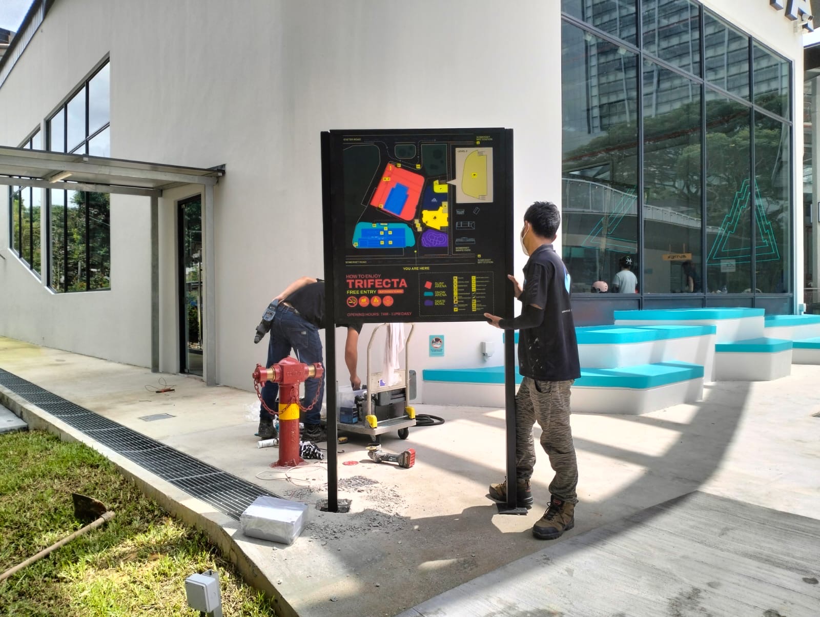 Outdoor Directional signage