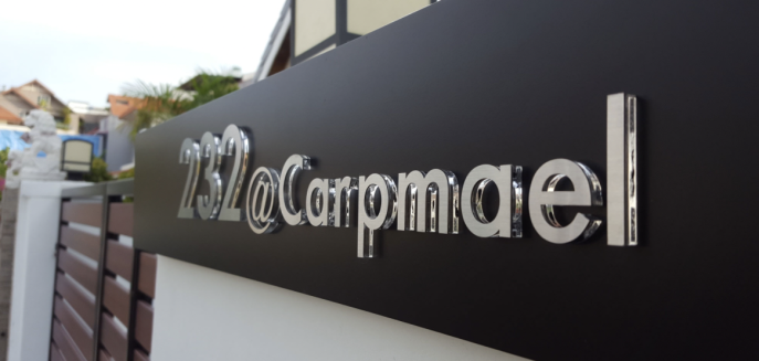 house number signage