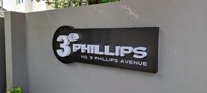 Lighted house number signage