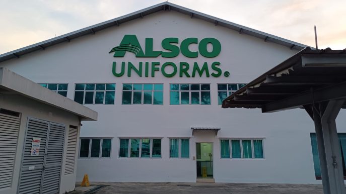 ALSCO Uniforms building sign