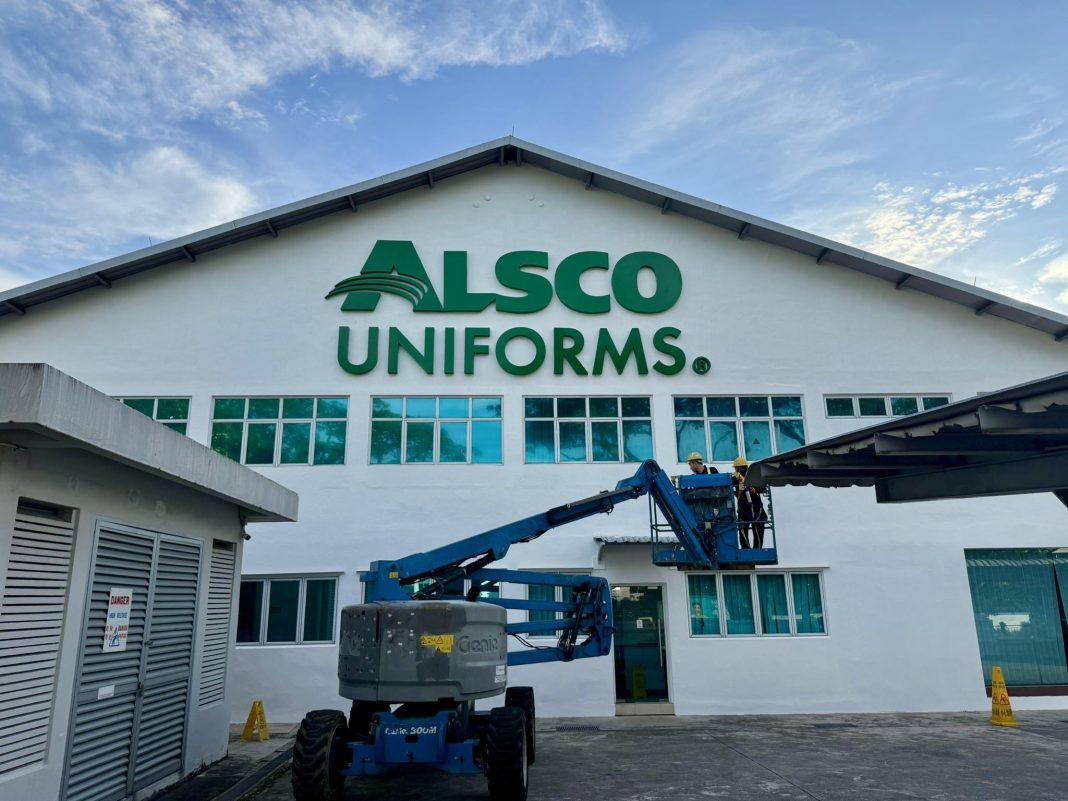 Alsco Uniforms 3D building sign