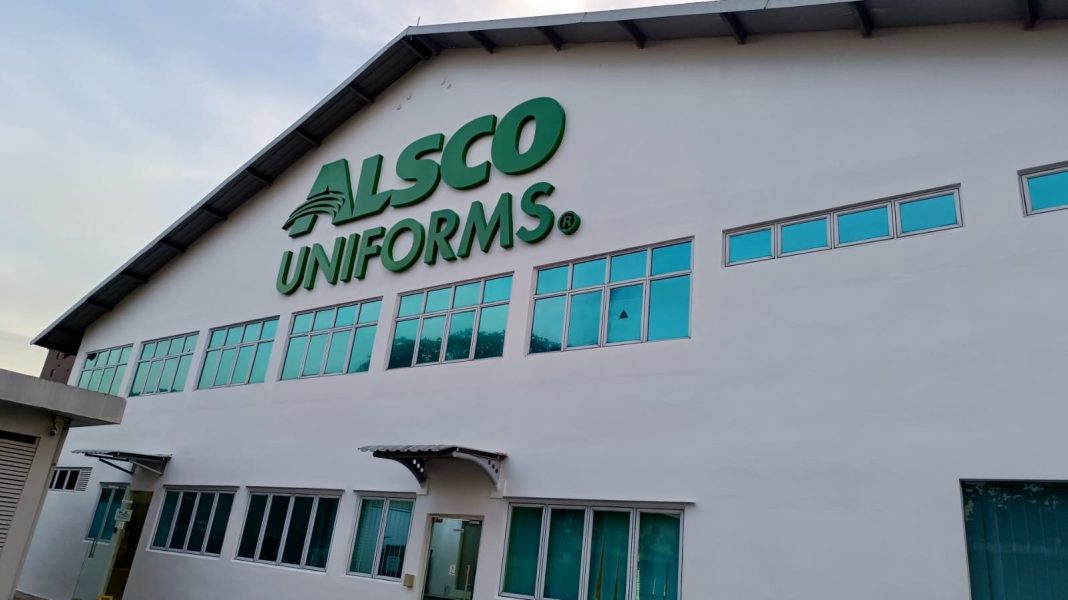 Alsco Uniforms 3D building sign