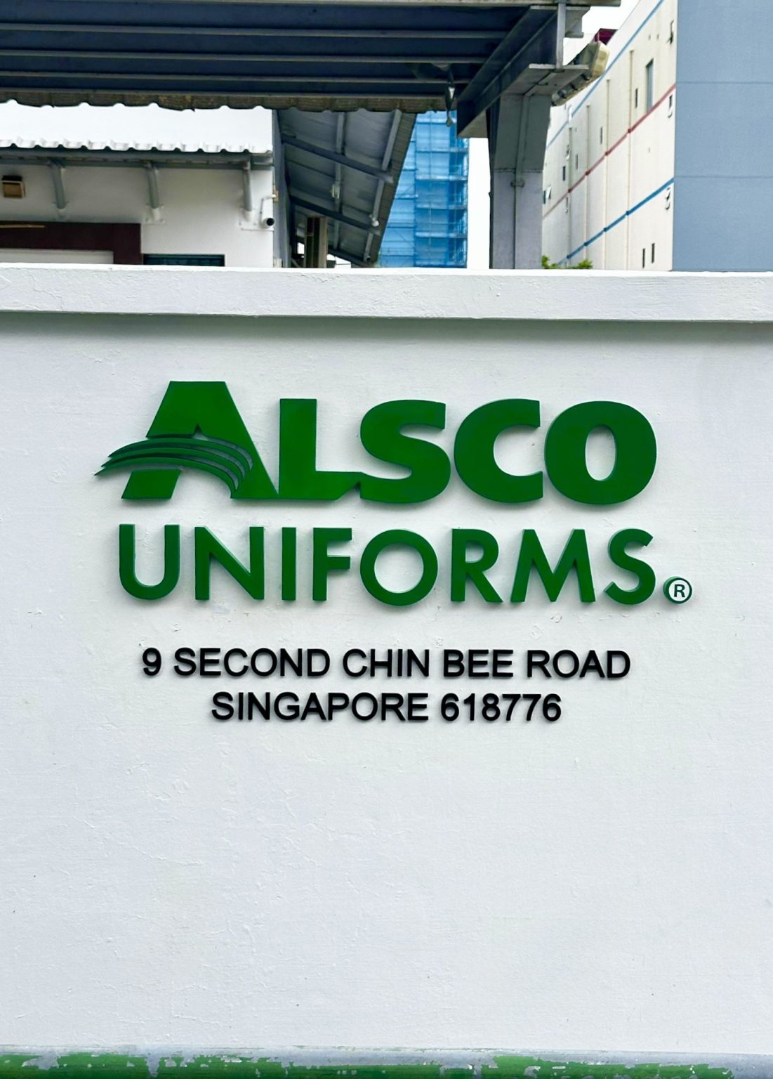 Alsco Uniforms 3D building sign