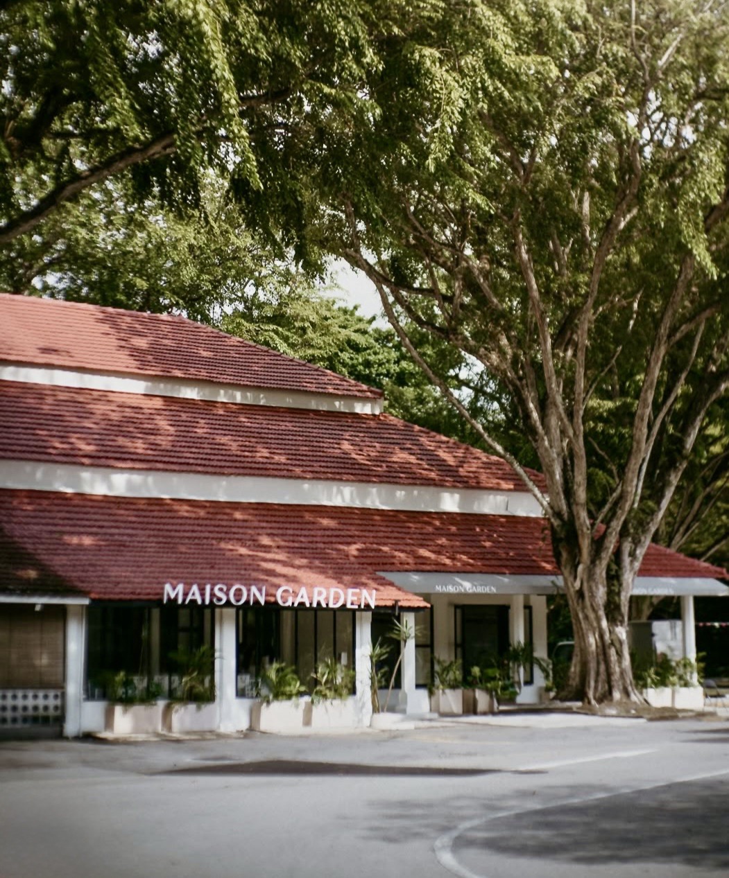Maison Garden main entrance signage